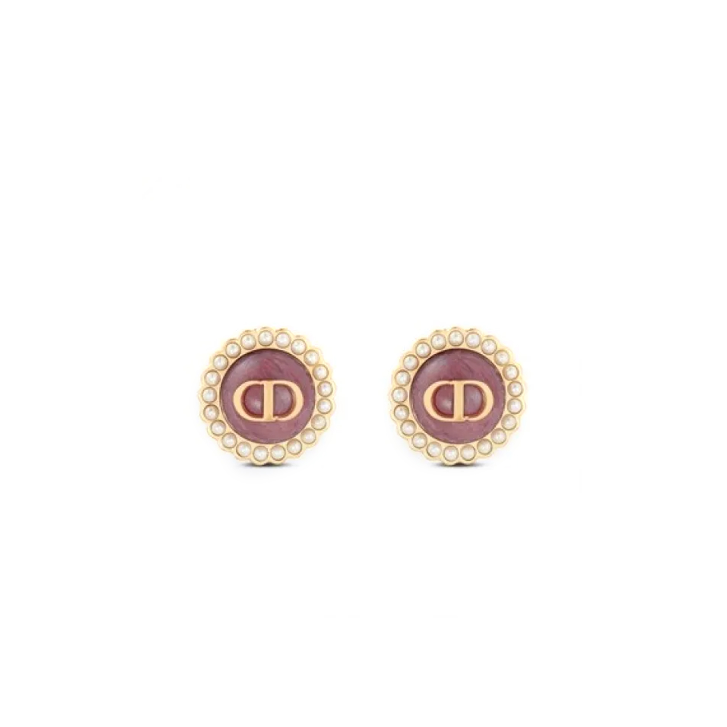 D*or petit cd baroque stud earrings  e1835ptcve_d304
